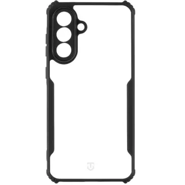   Tactical Quantum Stealth Samsung Galaxy A56 hátlap tok, átlátszó/fekete