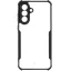 Tactical Quantum Stealth Samsung Galaxy A56 hátlap tok, átlátszó/fekete