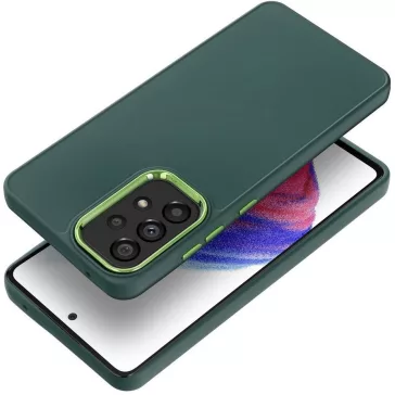   Frame Samsung Galaxy A56 közepesen ütésálló tok kameravédő kerettel, zöld