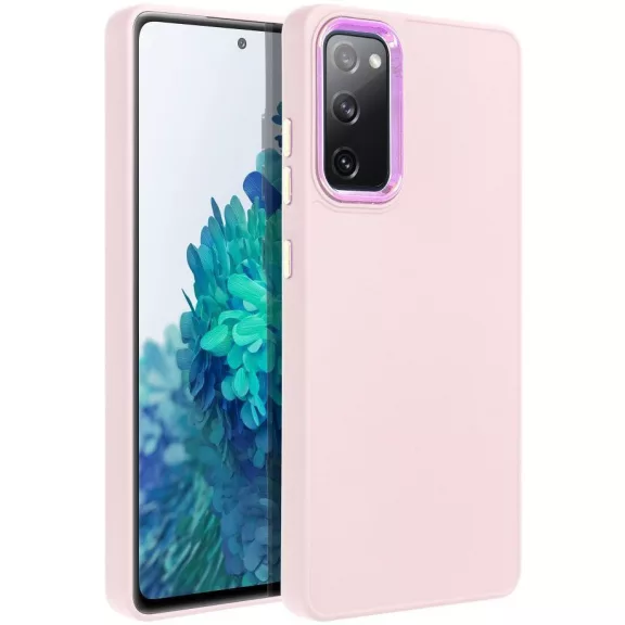 Frame Samsung Galaxy A26 közepesen ütésálló tok kameravédő kerettel, rózsaszín