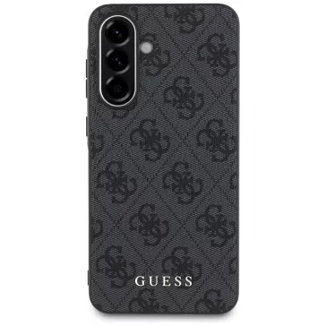  Guess 4G Metal Gold Logo Samsung Galaxy A36 kemény hátlap tok, fekete