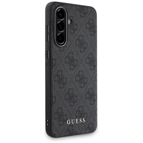 Guess 4G Metal Gold Logo Samsung Galaxy A56 hátlap tok, fekete
