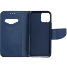 Fancy Motorola G55 5G mágneses flip tok, piros-kék