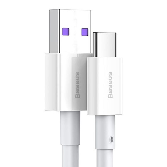 Baseus Superior Series USB-USB-C kábel, 66 W, 1m fehér