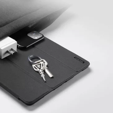   Dux Ducis Domo iPad Pro 11 (2018/2020/2021/2022) kihajtható tok pencil tartóval, fekete