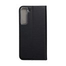 Magnet Samsung Galaxy S22+ mágneses flip tok, fekete