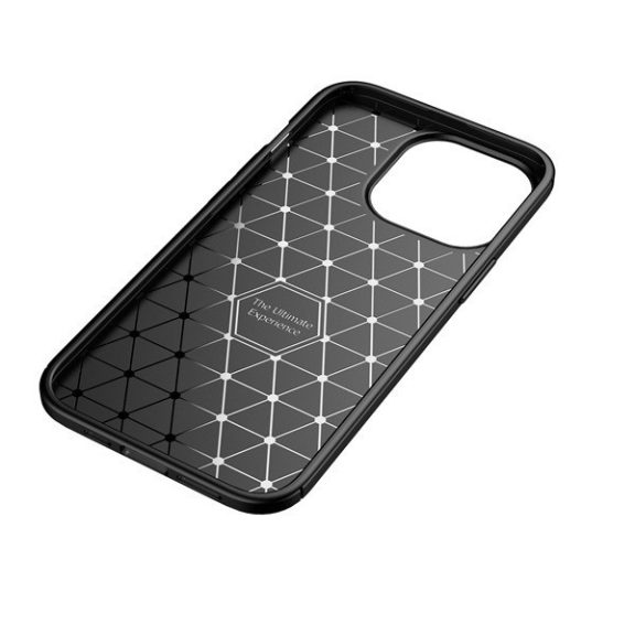 Forcell Carbon Premium hátlap tok,  Xiaomi 13 PRO , fekete