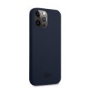 Lacoste Glossy Printing Logo iPhone 13 Pro Max szilikon tok, sötétkék