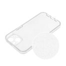 Clear 2mm Apple iPhone 15 csillámos tok, átlátszó