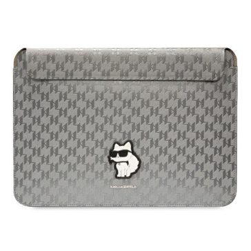   Karl Lagerfeld Sleeve Saffiano Monogram Choupette KLCS14SAKHPCG 14" laptop tok ,ezüst
