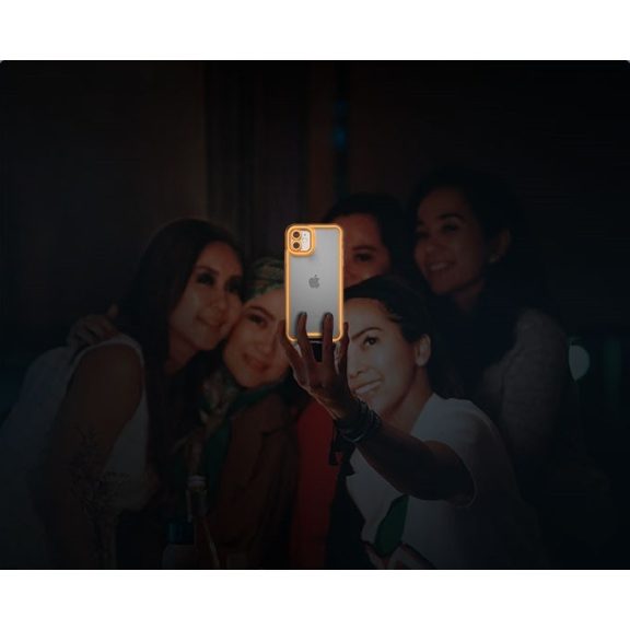 Apple iPhone 15 Pro foszforeszkáló / sötétben világító szilikon tok, zöld