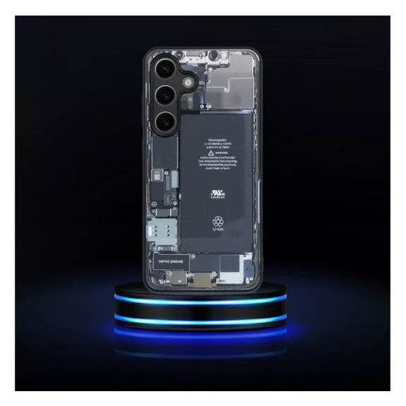 Tech Samsung A15 szilikon hátlap tok, szürke