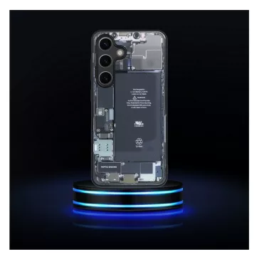 Tech Samsung A34 5G szilikon hátlap tok, szürke