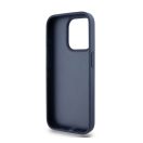 DKNY PU Leather Repeat Pattern Tonal Stripe iPhone 14 Pro Max hátlap tok, kék