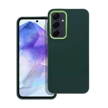   Frame Samsung Galaxy A55 5G közepesen ütésálló tok kameravédő kerettel, zöld