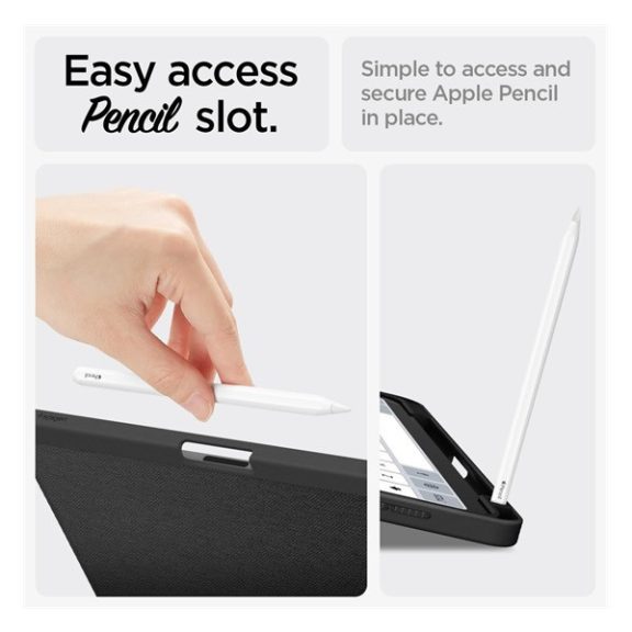 Spigen Urban Fit Apple iPad Air 11" (2024 / 2025 / 2026) / iPad Air 10.9" (2022 / 2020) tok, fekete