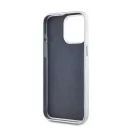 Karl Lagerfeld Grained PU Hotel RSG iPhone 15 Pro hátlap tok, ezüst