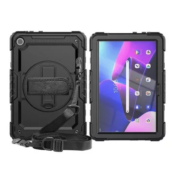   Tech-Protect Solid360 Samsung Galaxy A9+ tablet tok kitámasztóval, fekete
