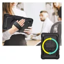 Tech-Protect Solid360 Samsung Galaxy A9+ tablet tok kitámasztóval, fekete