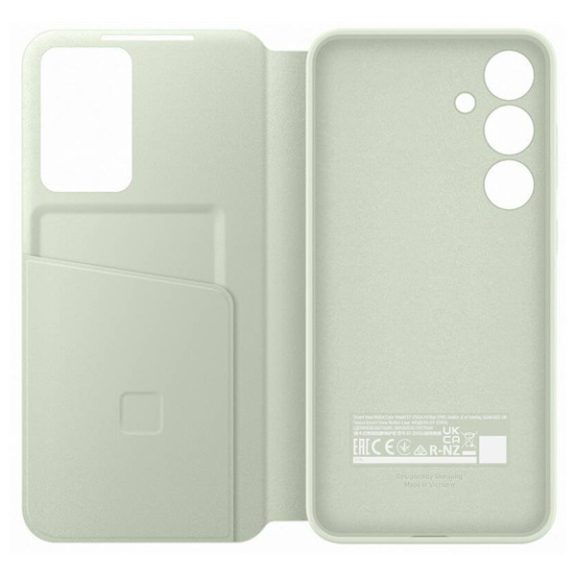 Samsung Galaxy S24 Plus Smart View Wallet gyári tok, Világos zöld, EF-ZS926CGEGWW-B-IT