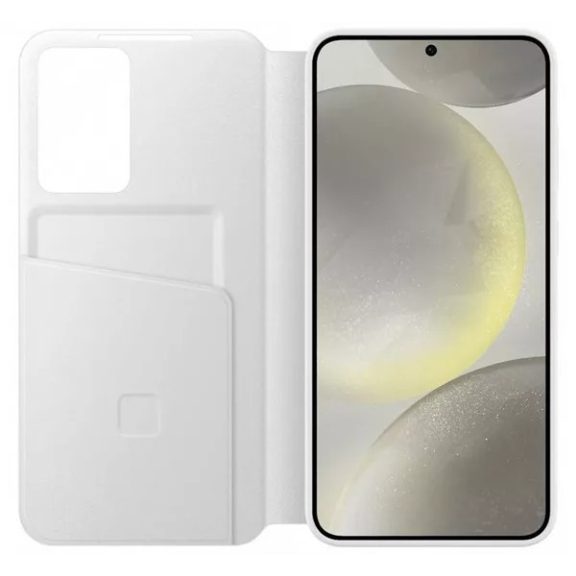 Samsung Galaxy S24 Plus Smart View Wallet gyári tok, fehér, EF-ZS926CWEGWW-B-IT