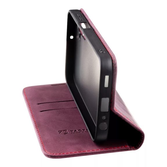 Tactical Xproof Xiaomi Redmi Note 14 Pro+ 5G flip/oldalra nyíló tok, piros