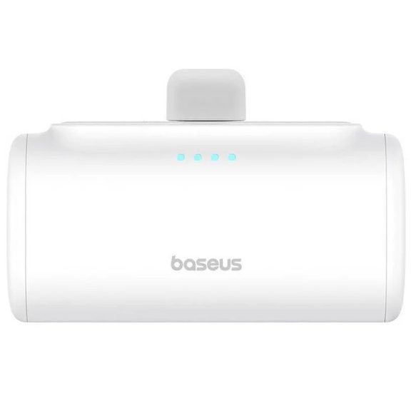 Baseus Compact powerbank / külső akkumulátor USB-C csatlakozóval, 5000mAh, PD, 20W, fehér