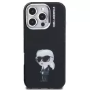 Karl Lagerfeld IML Aquarelle Karl iPhone 16 Pro hátlap tok, fekete