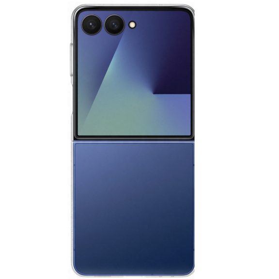 Samsung Galaxy Z Flip 7 Clear Cover gyári szilikon tok, átlátszó