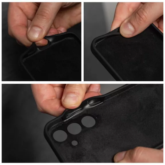 2mm Honor 400 Pro szilikon tok, fekete