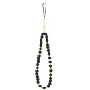 Guess PU Leather 4G Colored Ring Strap Apple iPhone 15 Pro MagSafe tok fekete színű karpánttal, fekete