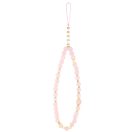 Guess PU Leather 4G Colored Ring Strap Apple iPhone 17e / iPhone 16e MagSafe tok korall színű karpánttal, rózsaszín-arany