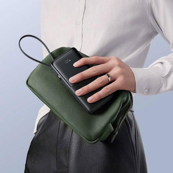 Baseus Bipow 2 Powerbank / külső akkumulátor, USB-C / USB-A port, QC + PD. 20000mAh, 20W, fekete