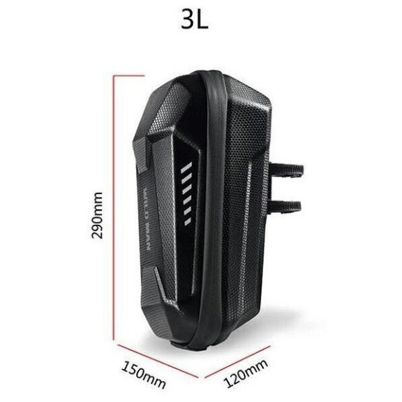 Wildman ES8X Max vízálló utazó táska / tartó rollerhez, 4L, fekete