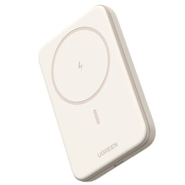   Ugreen PB561 Powerbank / külső akkumulátor, mágneses, USB-C port 10000mAh, 15W, bézs
