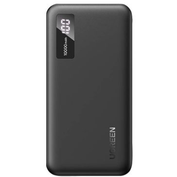   Ugreen PB311 Powerbank / külső akkumulátor, USB-A-USB-C port 10000mAh, 20W, PD, fekete