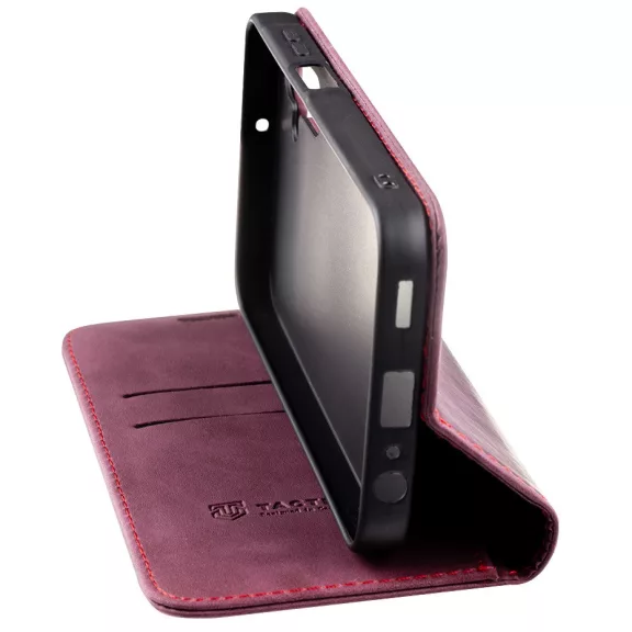 Tactical Xproof Samsung Galaxy A17 flip/oldalra nyíló tok, piros