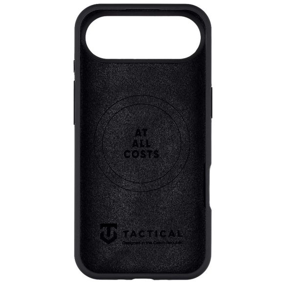 Tactical Beaver Apple iPhone Air (2025) prémium szilikon tok kameravédő peremmel, fekete