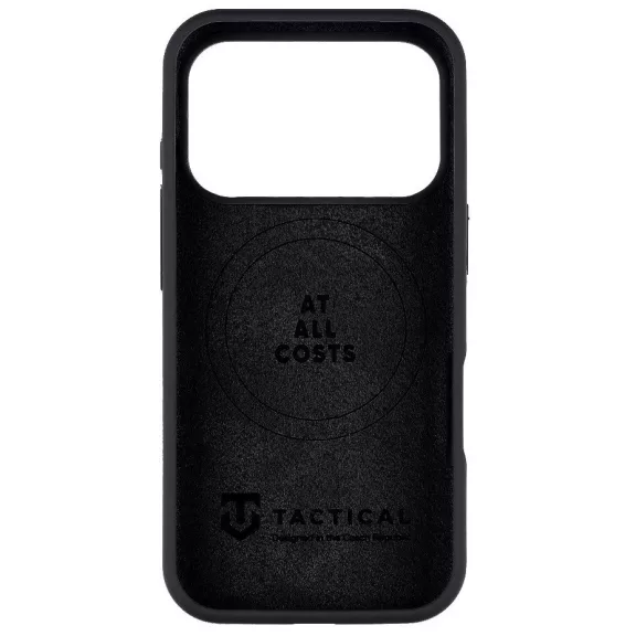 Tactical Beaver Apple iPhone 17 Pro Max prémium szilikon tok kameravédő peremmel, fekete