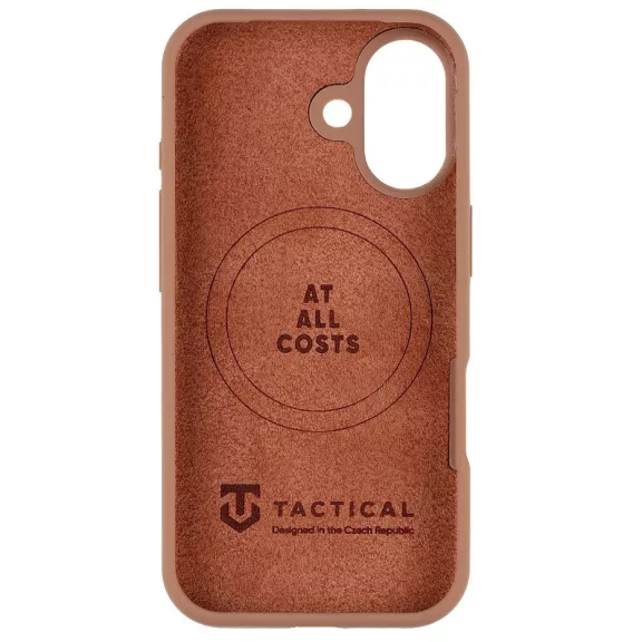 Tactical Beaver Apple iPhone 17 prémium szilikon tok kameravédő peremmel, barna