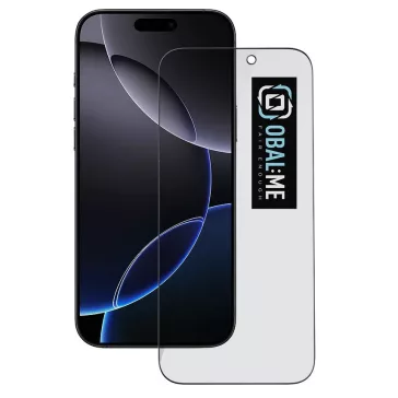   OBAL:ME 5D Apple iPhone 16 Pro Max / 17 Pro Max kijelzővédő üvegfólia, fekete
