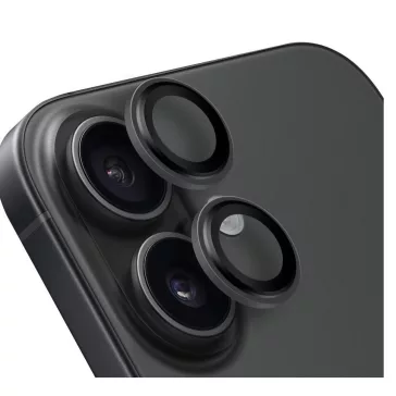   OBAL:ME Apple iPhone 17 tempered glass kamera védő üvegfólia, fekete