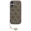 Guess 4G Charm Apple iPhone 17 Tone on Tone hátlap tok, barna