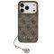 Guess 4G Charm Apple iPhone 17 Pro Max Tone on Tone hátlap tok, barna