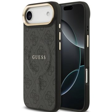   Guess 4G Charm Apple iPhone Air (2025) MagSafe hátlap tok, fekete