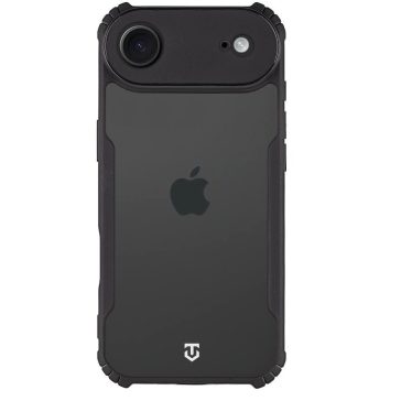   Tactical Quantum Stealth Apple iPhone Air (2025) hátlap tok, átlátszó/fekete