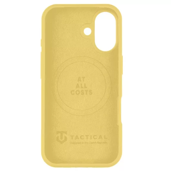 Tactical MagForce Velvet Smoothie Apple iPhone 17 MagSafe tok, Banana, sárga