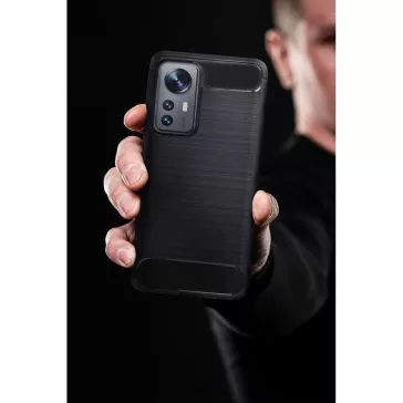 Carbon Samsung Galaxy A17 szilikon tok, fekete