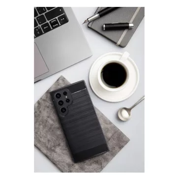 Carbon Samsung Galaxy A17 szilikon tok, fekete