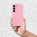 Clear 2mm Samsung Galaxy A17 csillámos szilikon tok, rózsaszín